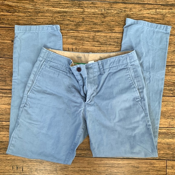 GAP Other - GAP Lived-In Straight light blue khaki pants, size W31, L32